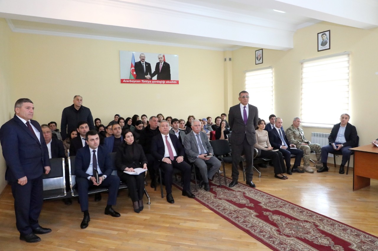 Suraxanıda növbəti səyyar görüşlər keçirilib - FOTOLAR